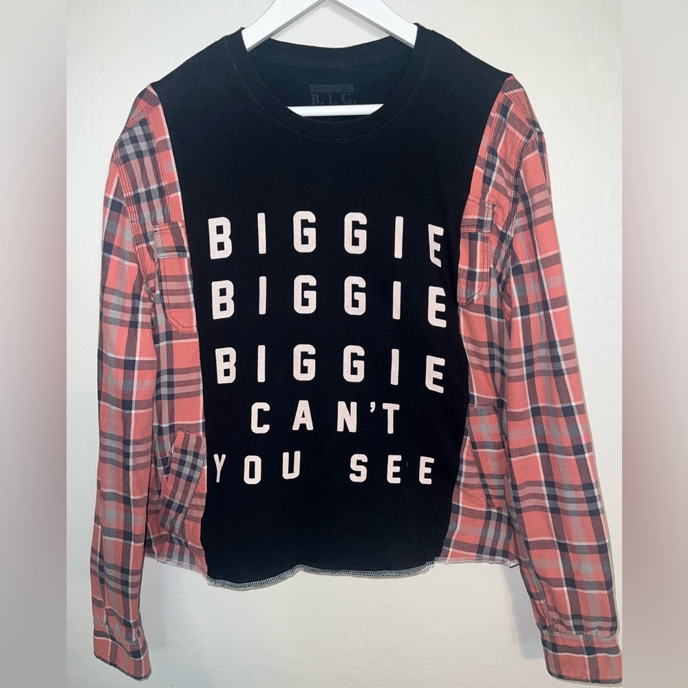 Upcycled O’Neill x Notorious BIG Flannel M